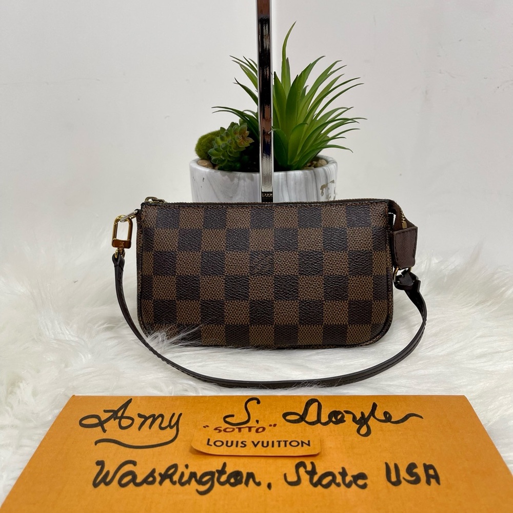 Bucket Petit Pouch DE with Authentic Pochette Strap